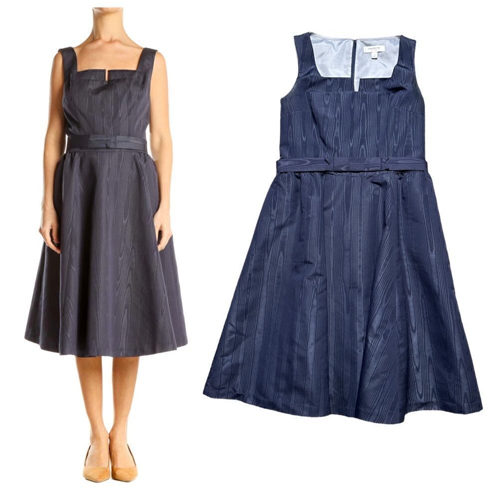 Isaac Mizrahi For Target Retro Taffeta Fit & Flare Dress Size 14
